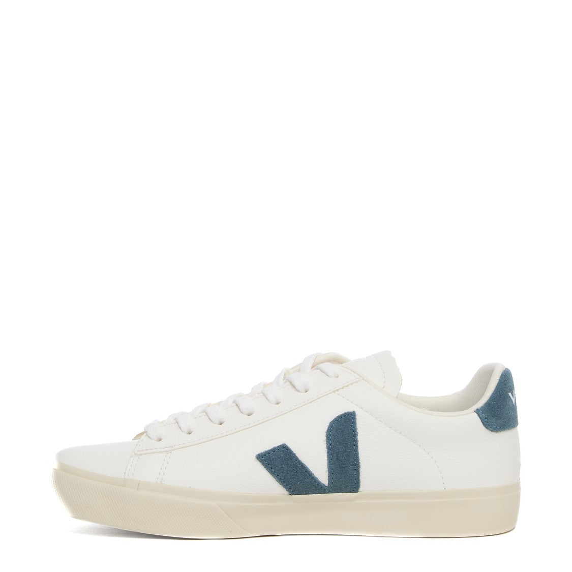 Veja Campo Leather Sneakers With Contrasting Accents