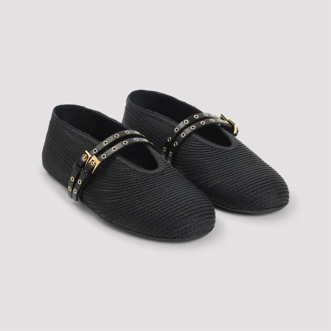 Alaïa Textured Upper Ballerinas