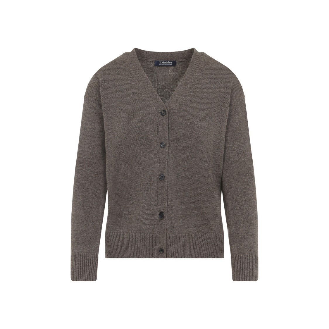 Max Mara V-Neck Wool-Cashmere Blend Sweater