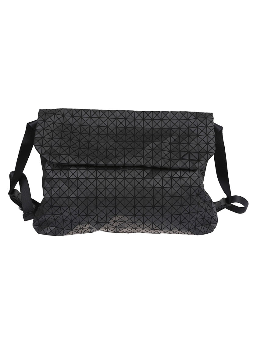 Bao Bao Issey Miyake Geometric Pattern Leather Shoulder Bag With Adjustable Strap