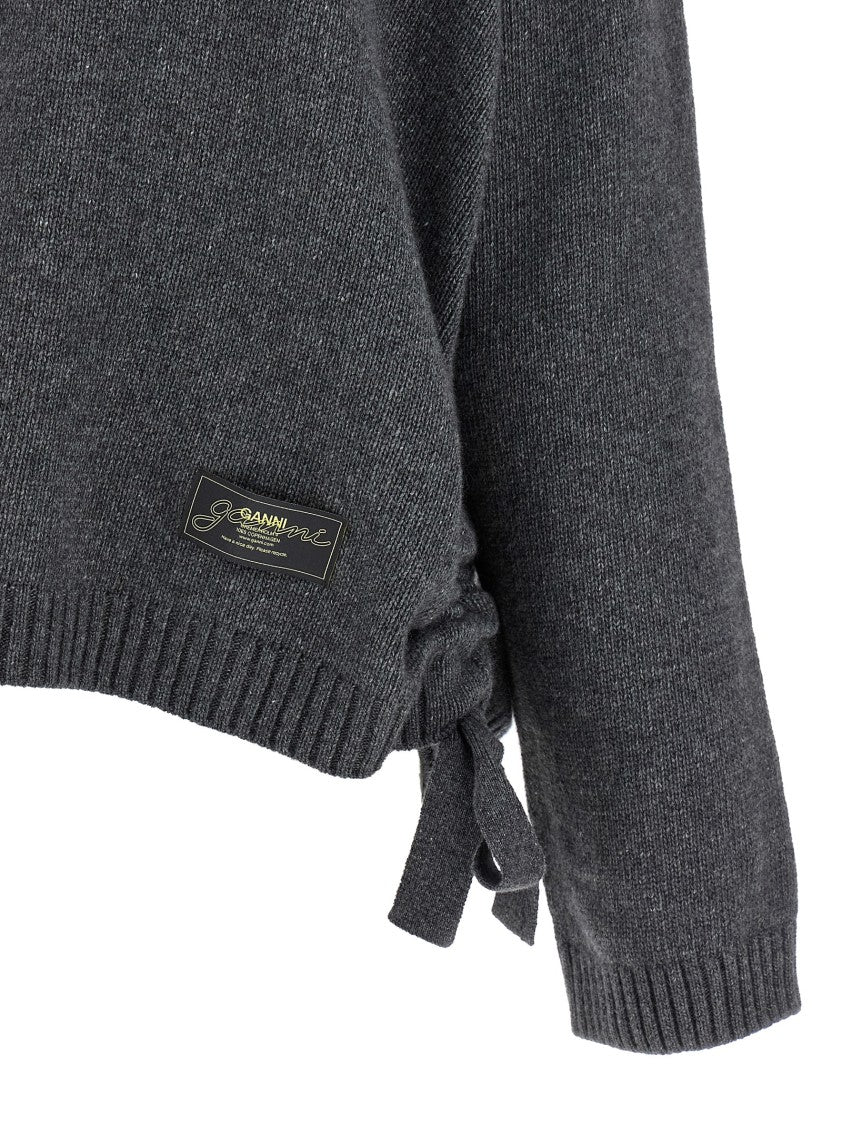 Ganni Side Laces Sweater