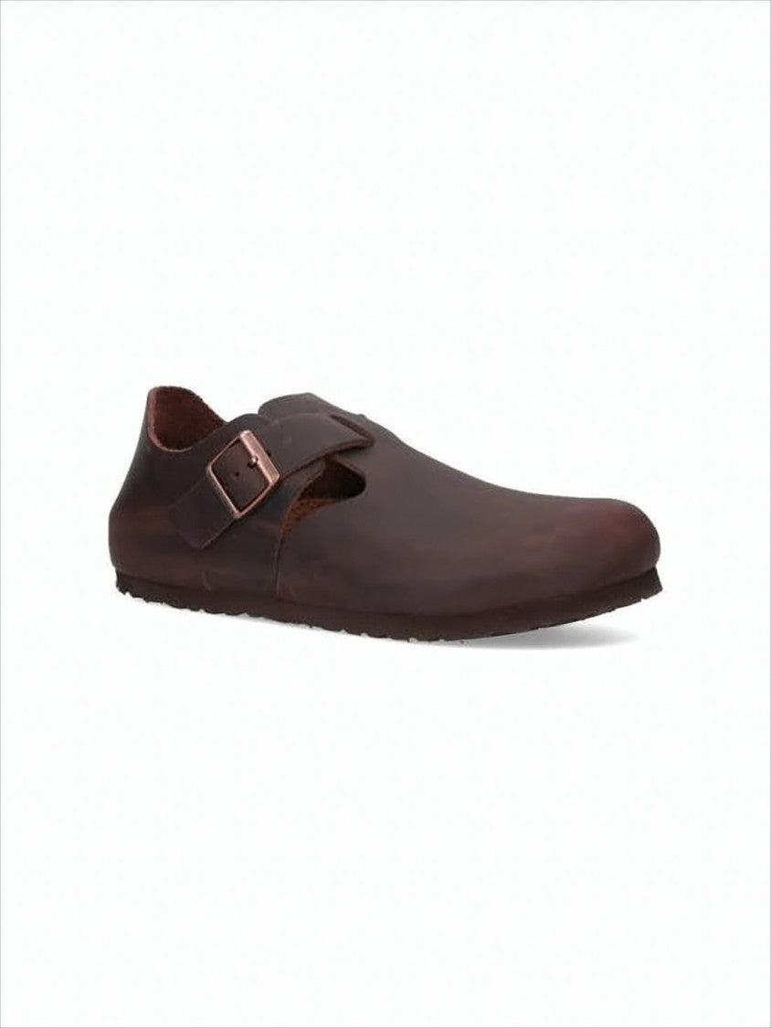 Birkenstock Brown Leather Sandals With Suede Lining