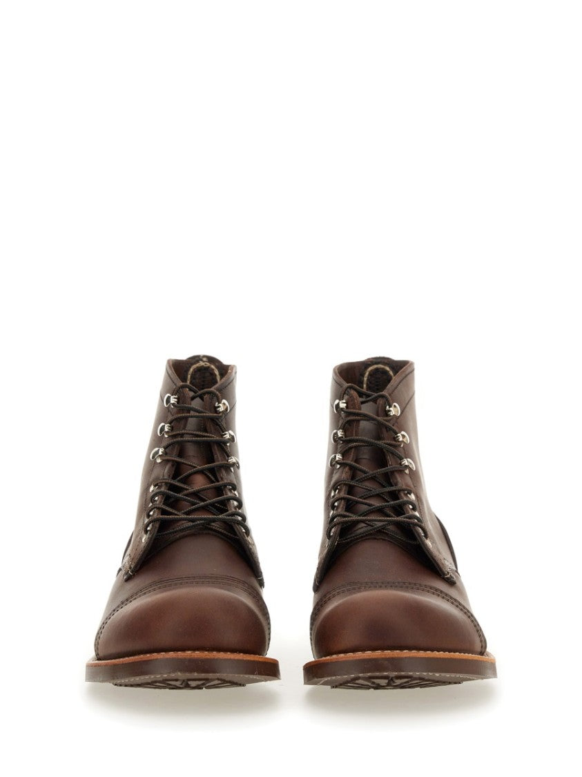 Red Wing Classic Brown Leather Lace-Up Boots
