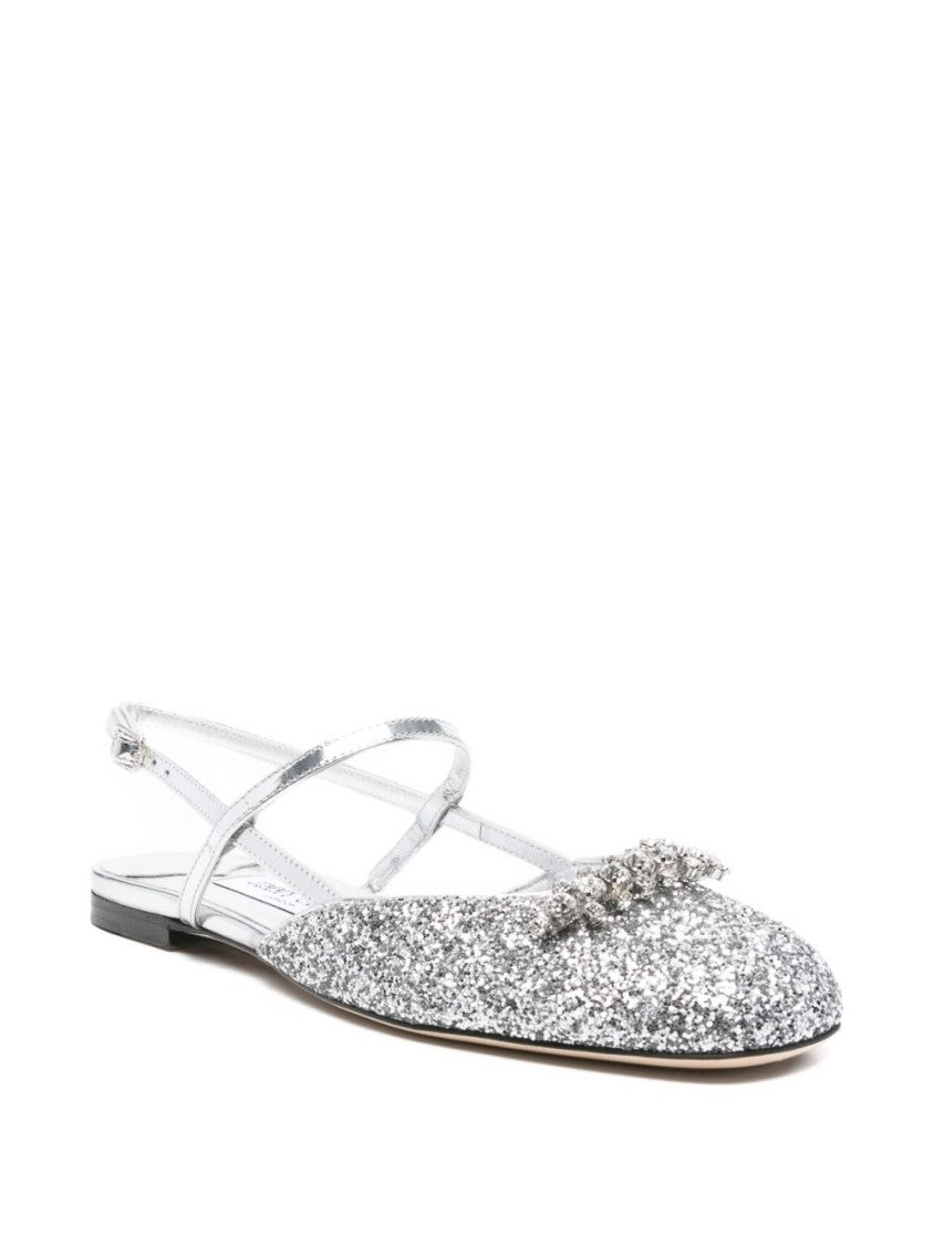 Jimmy Choo Round Toe Slingback Sandals