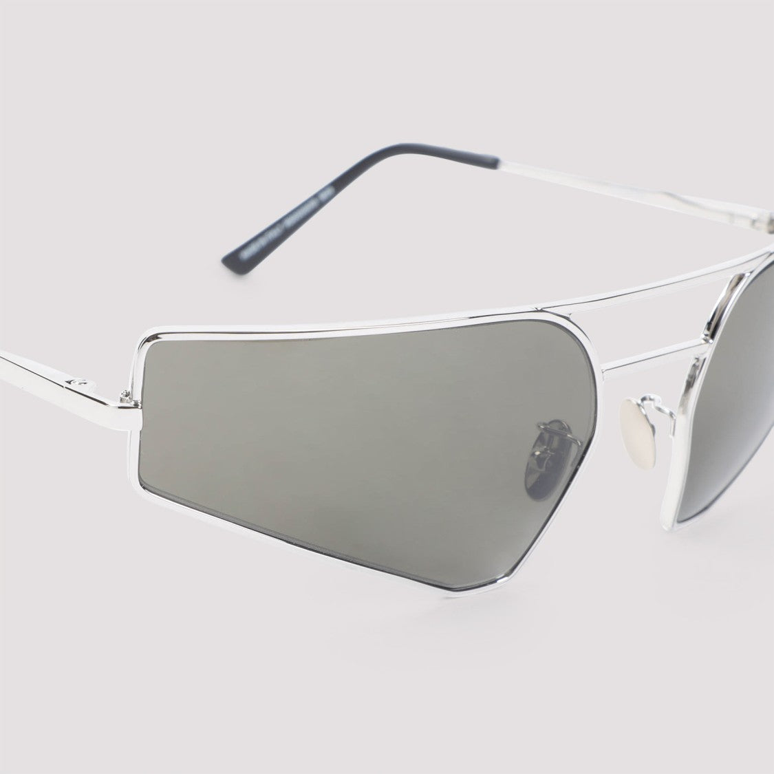 Rick Owens Geometric Metallic Sunglasses