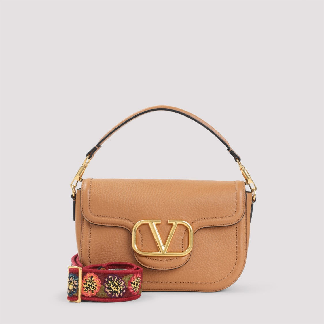 Valentino Garavani Calf Leather Shoulder Bag