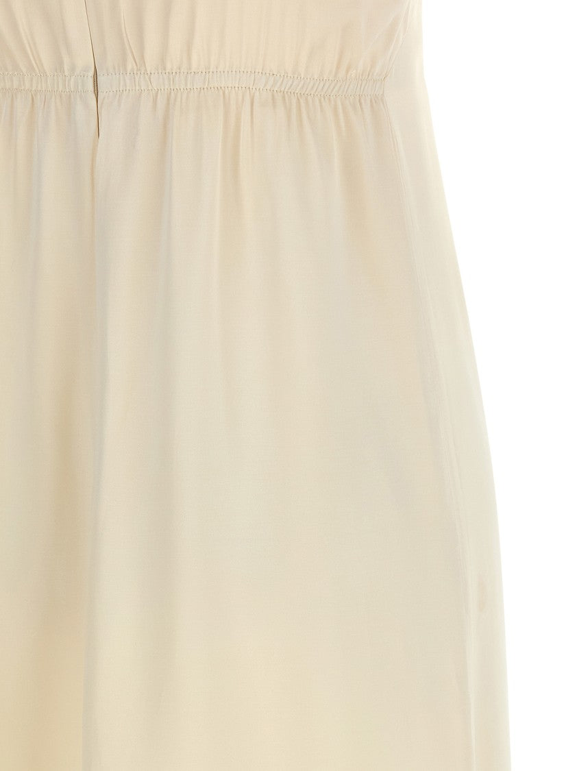 Peserico Viscose Satin Midi Dress