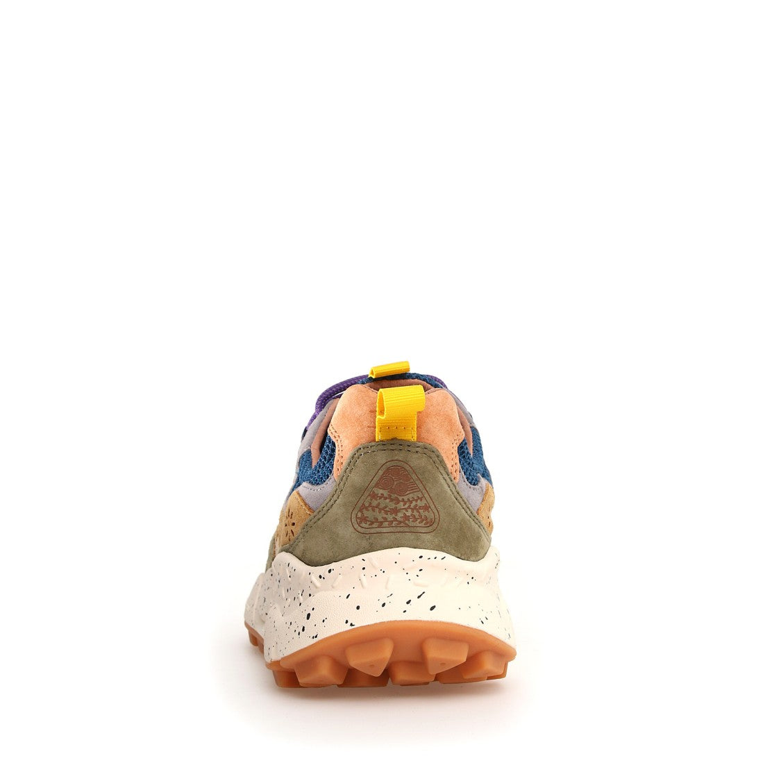 Flower Mountain Brown Ochre Green Suede Yamano Sneakers