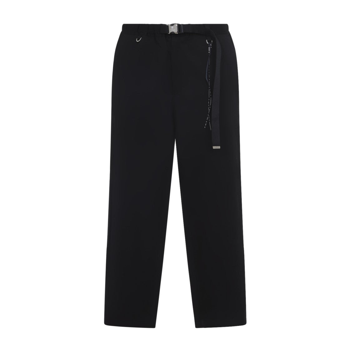 Mastermind Contemporary Straight-Leg Trousers With Adjustable Belt And Skull Motifs