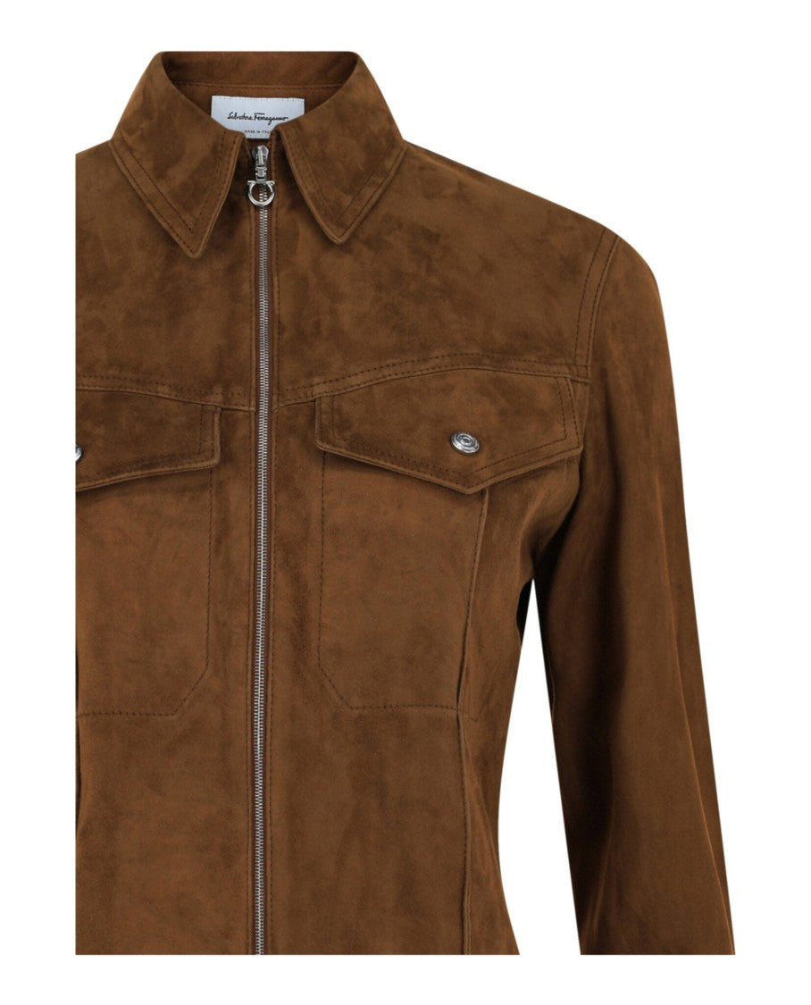 Ferragamo Lightweight Suede Jacket
