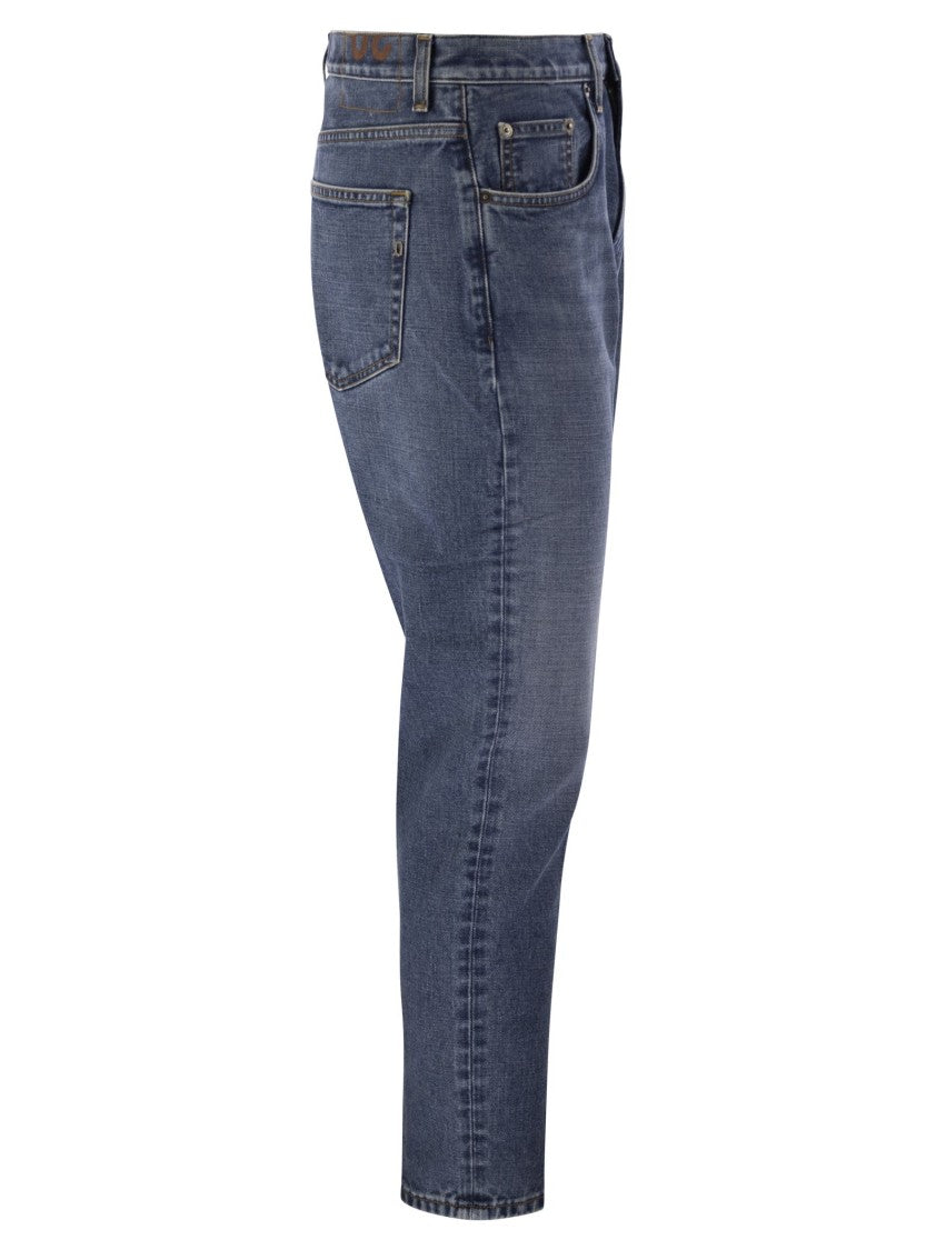 Dondup Jago - 5-Pocket Carrot Fit Jeans Trousers