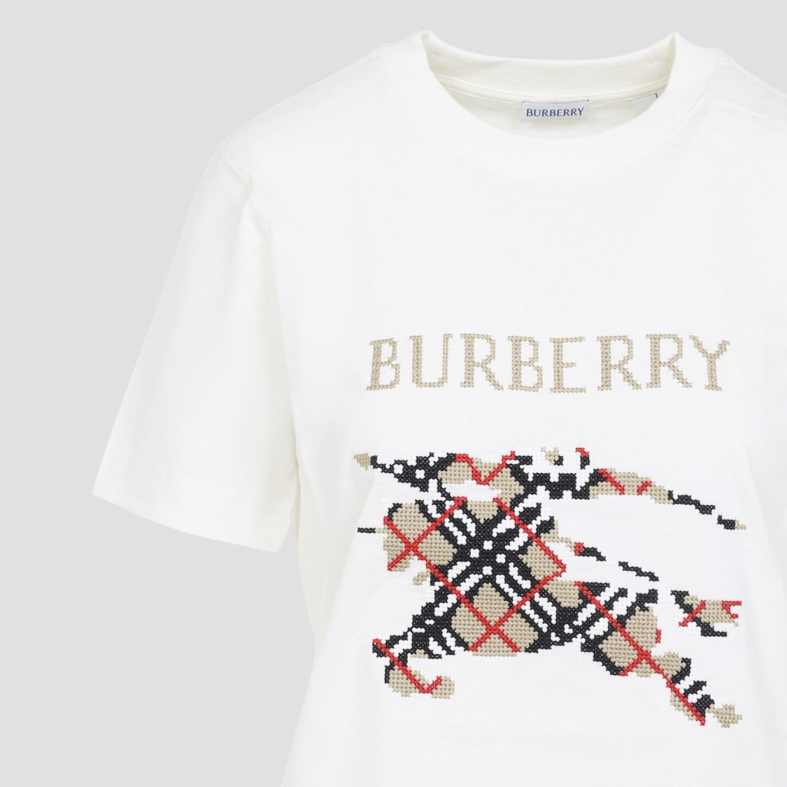 Burberry Short-Sleeved T-Shirt With Equestrian Graphic