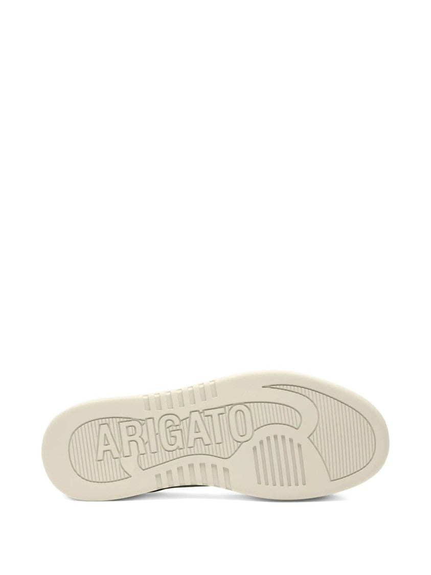 Axel Arigato Light Beige Sneakers With Burgundy Overlays