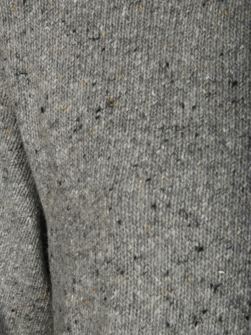 Daniele Fiesoli Knitted Sweater With Classic Crew Neckline And Ribbed Details