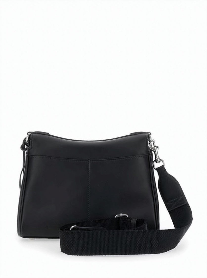 Balenciaga Rectangular Black Calf Leather Crossbody Bag