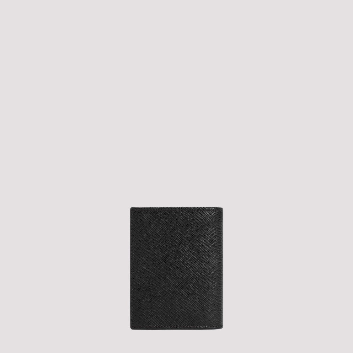 Prada Textured Black Calf Leather Wallet