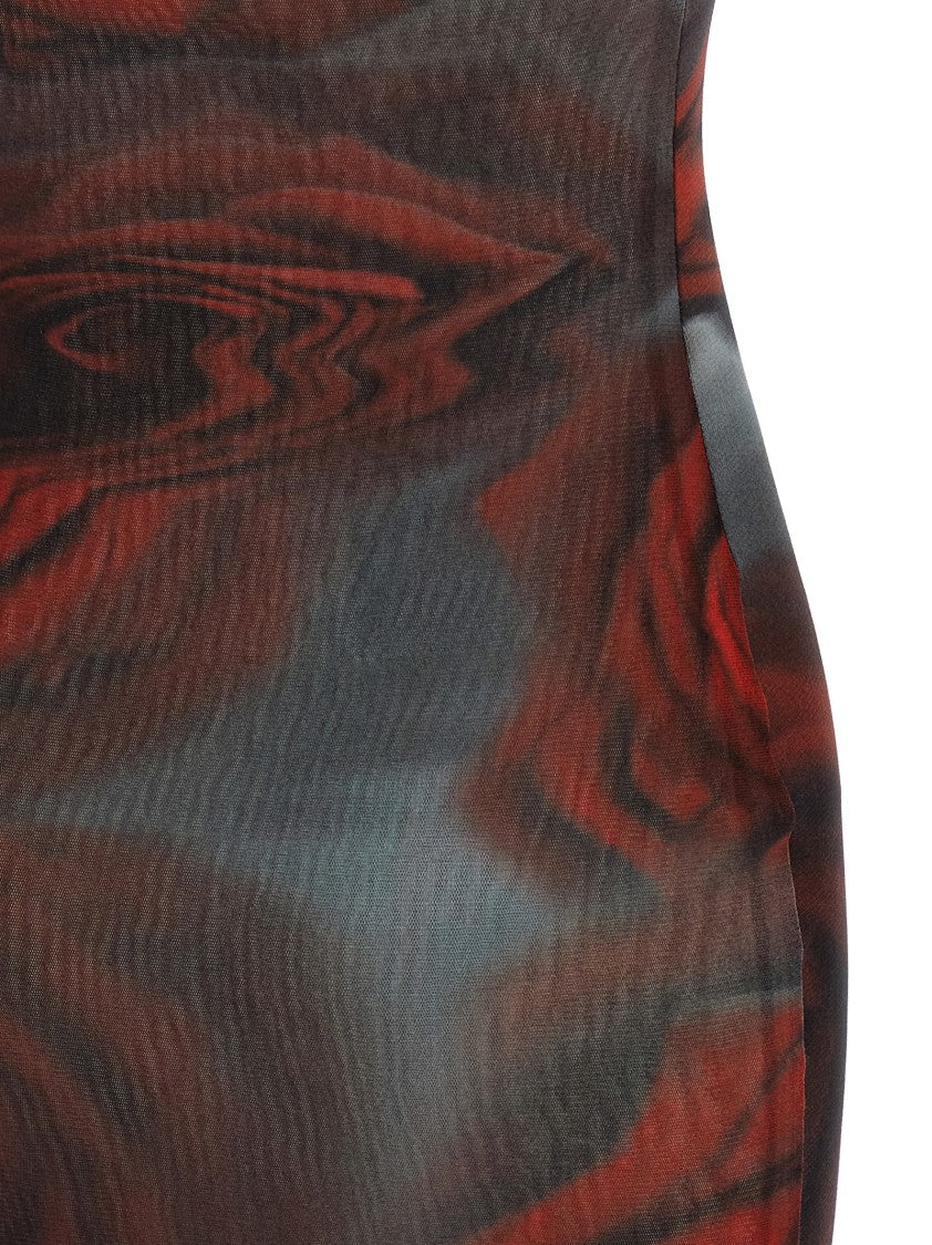 Jean Paul Gaultier Blurry Roses' Dress