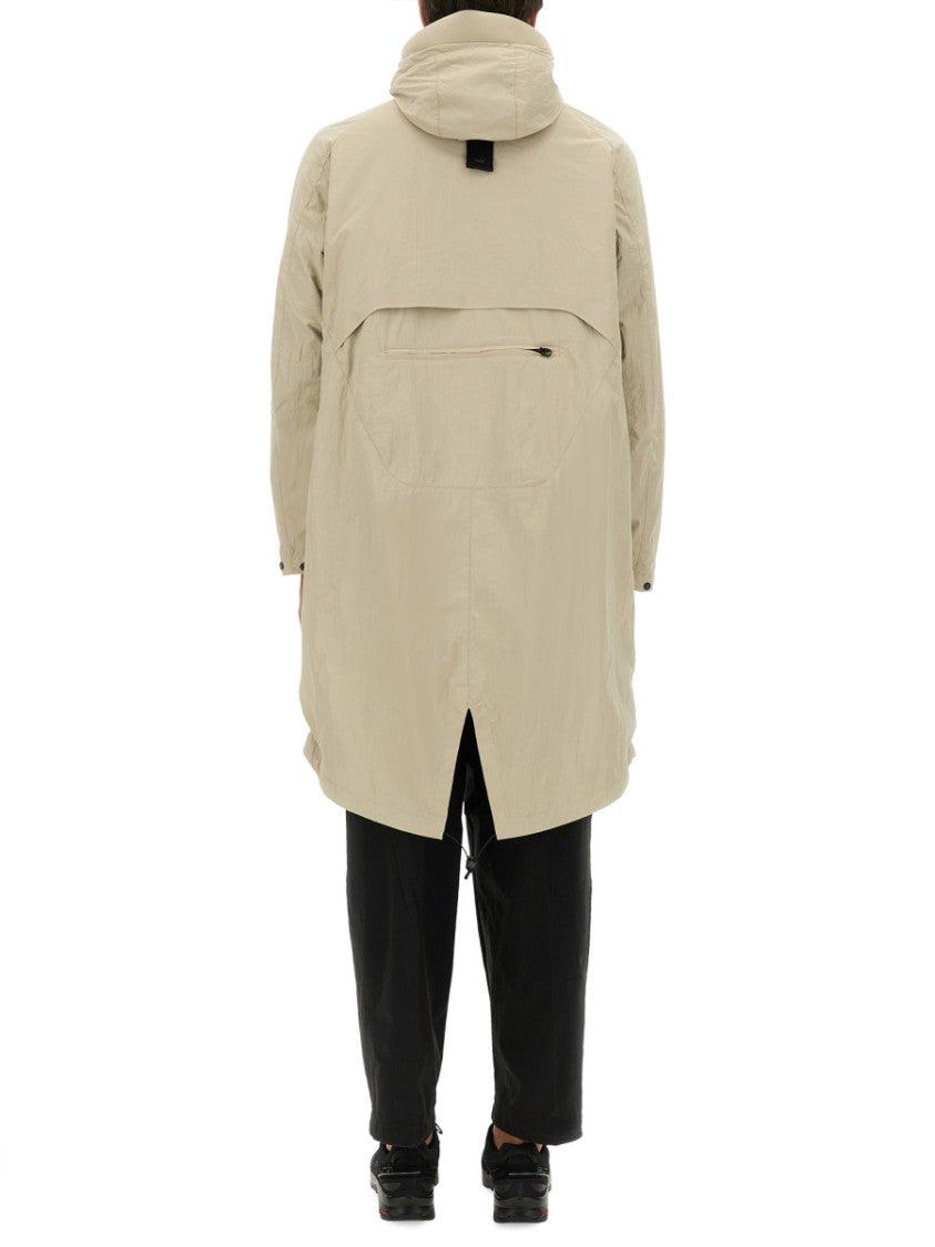 Jg1 Elongated Nylon Parka With Hood