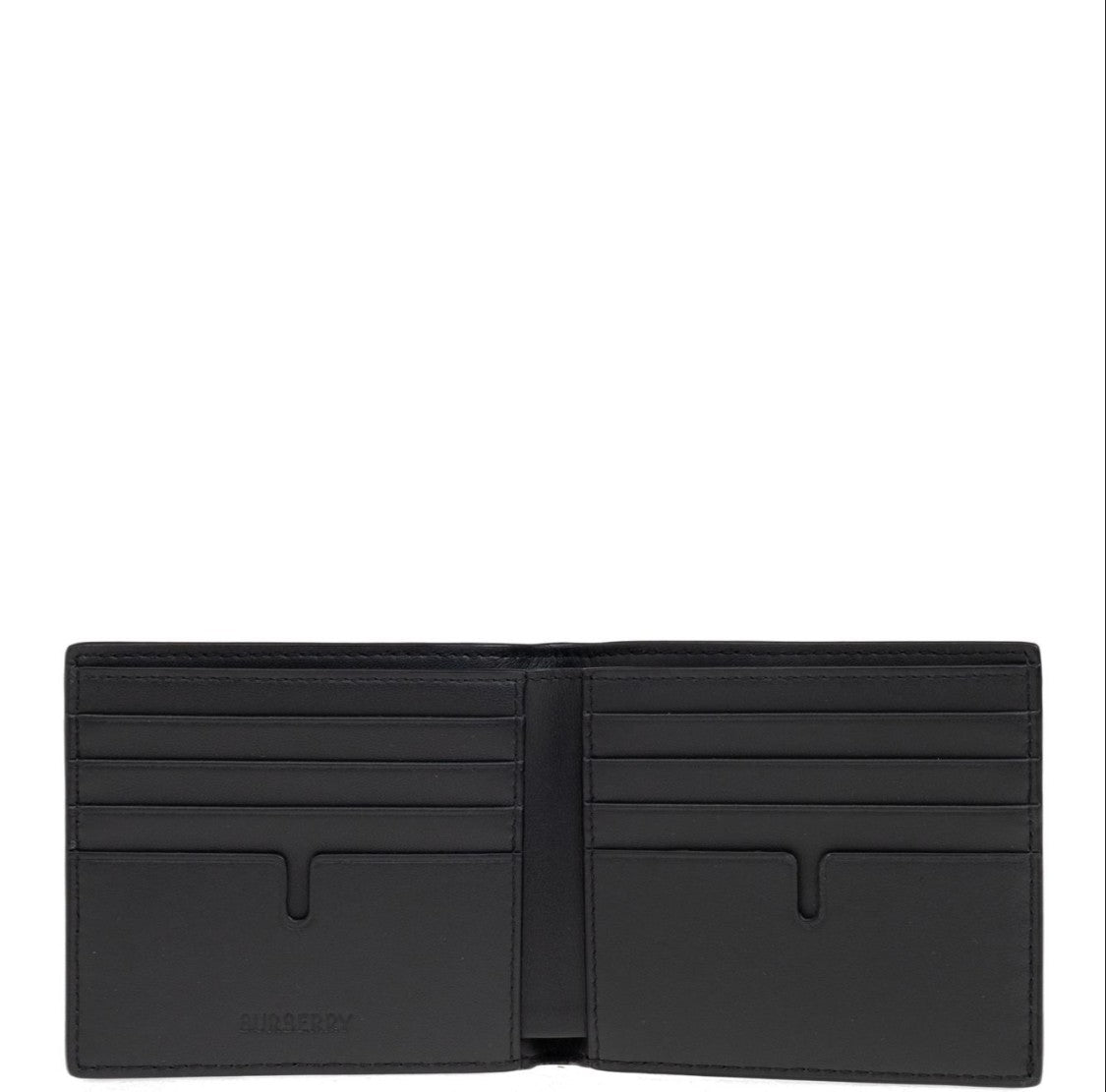 Burberry Textured Calf Leather Bifold Wallet