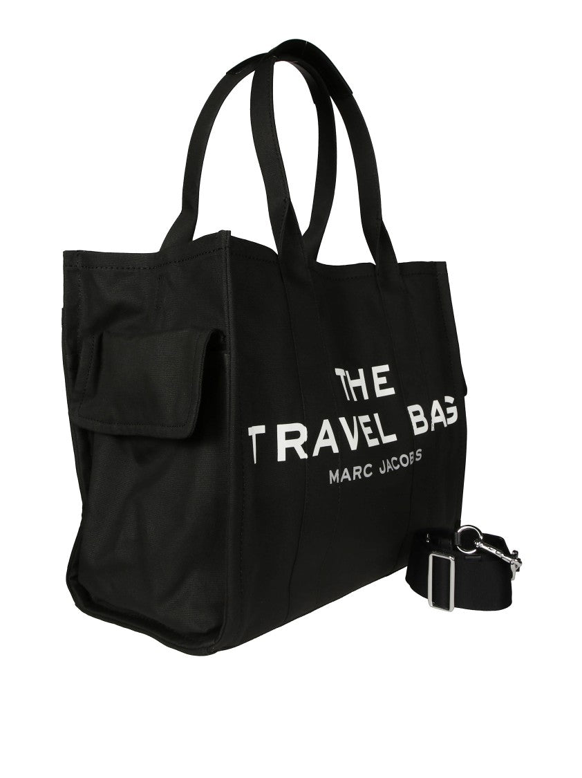 Marc Jacobs Rectangular Black Tote Bag With Detachable Shoulder Strap