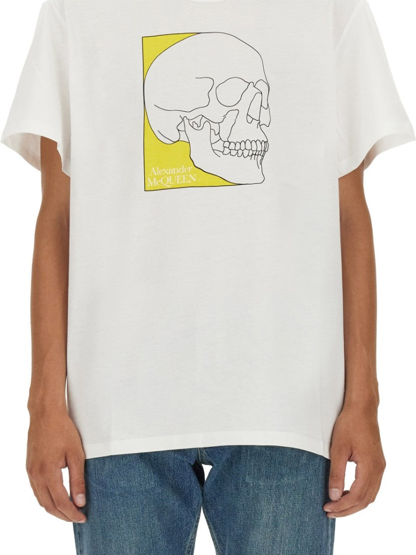 Alexander Mcqueen Skull Print T-Shirt
