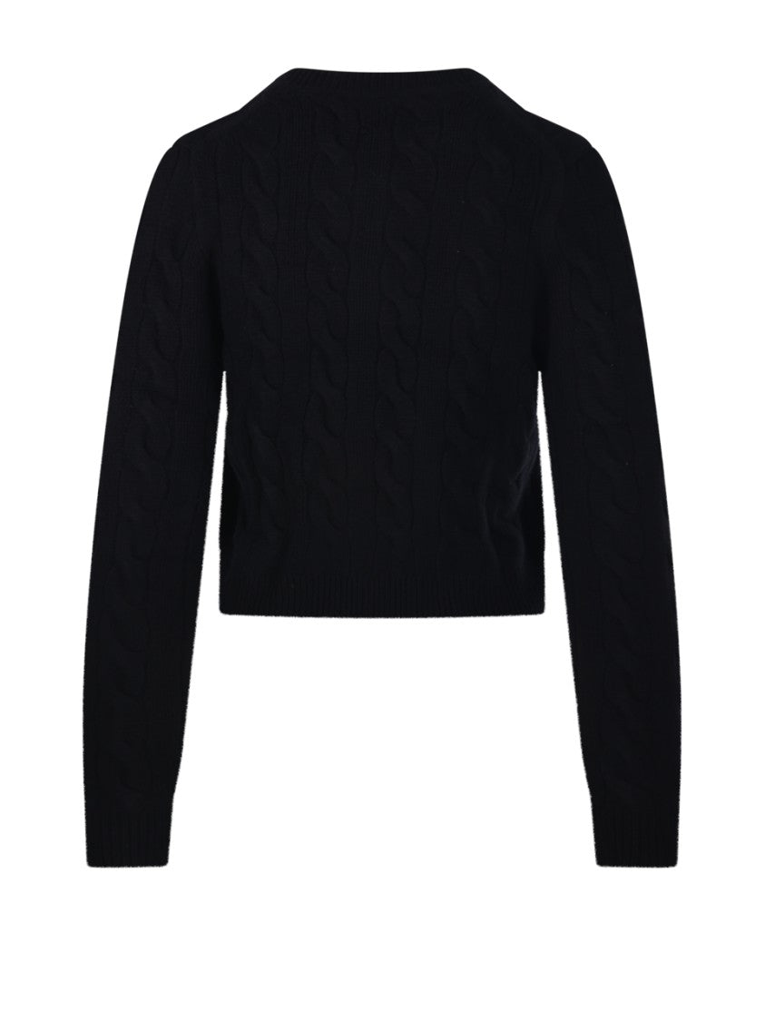 Polo Ralph Lauren Cropped Cable Knit Cardigan