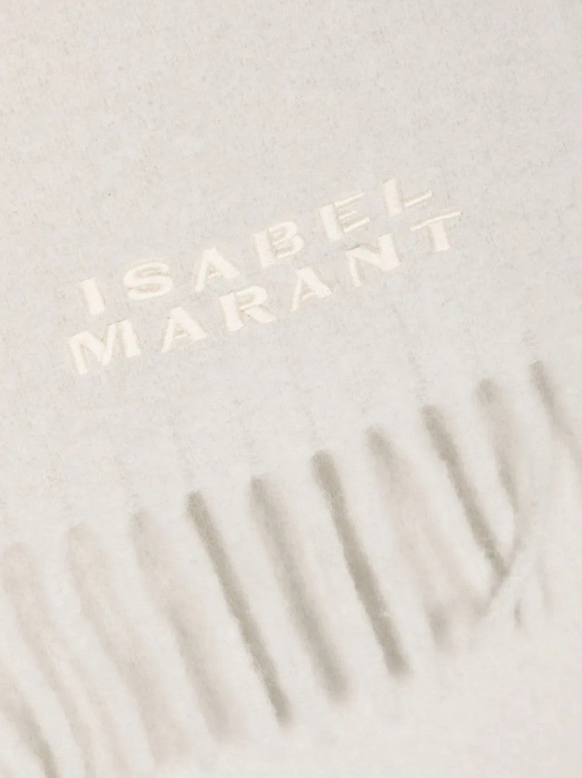 Isabel Marant Firny Logo-Embroidered Scarf