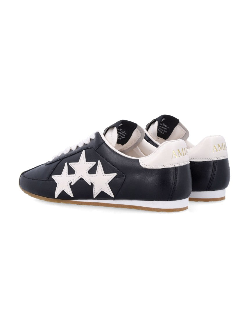 Amiri Pacific Slim Black Leather Sneakers