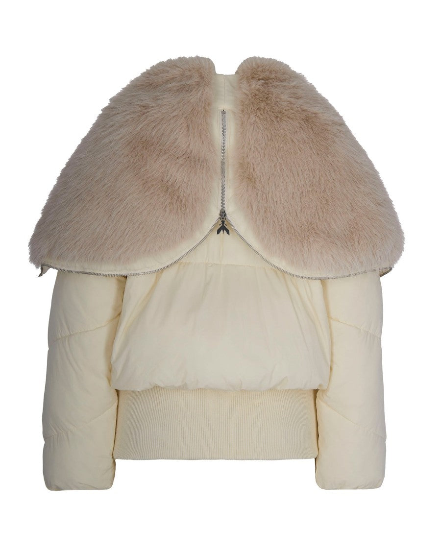 Patrizia Pepe Oversized Short Bomber Jacket