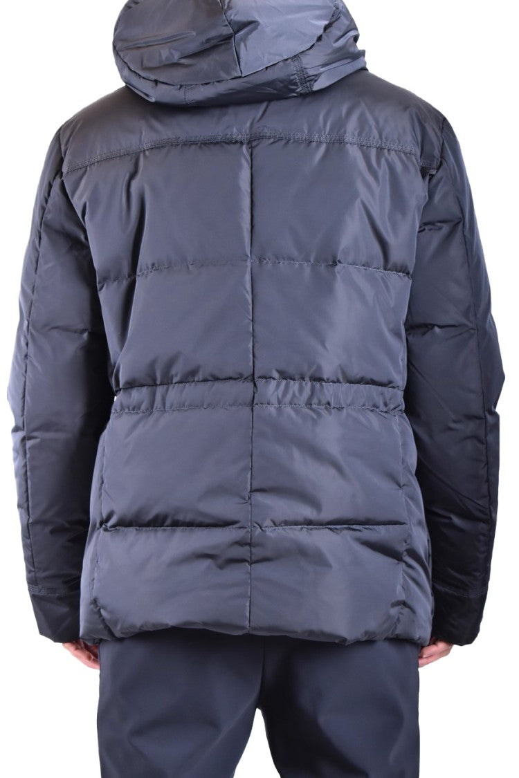 Peuterey Rich Blue Quilted Hooded Jacket
