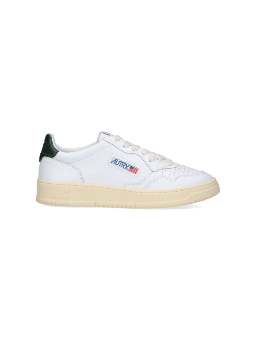 Autry Classic White Low-Top Sneakers With Minimalist Design