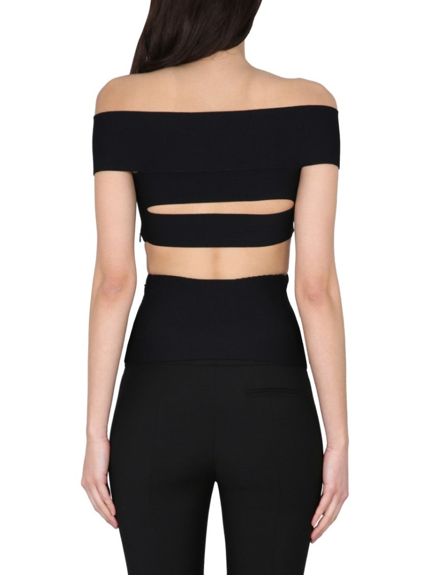 Alexander Mcqueen Top With Cut-Out Details