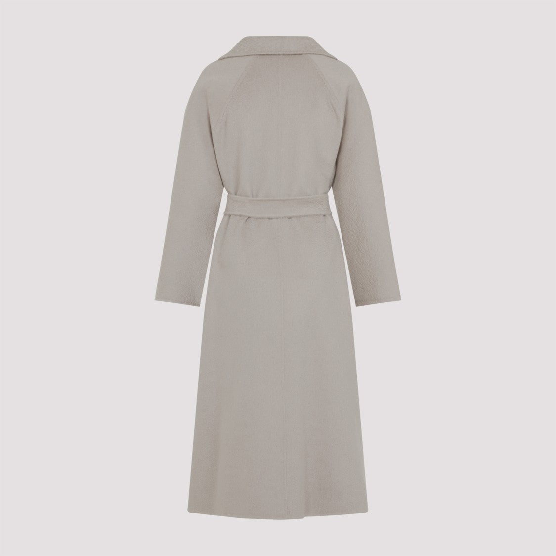 Max Mara Ludmilla Cashmere Coat With Notched Collar And Tonal Belt
