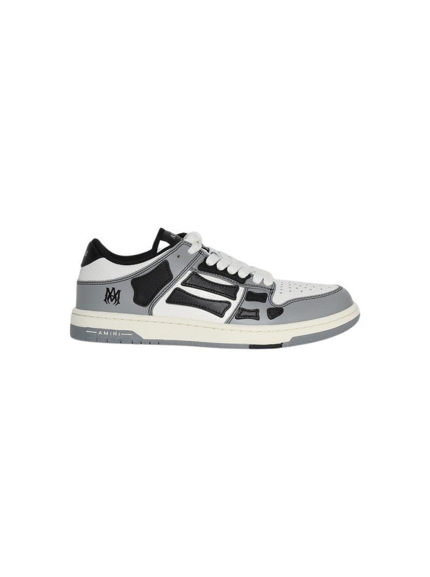 Amiri Varsity Skel Top Low Sneakers Black