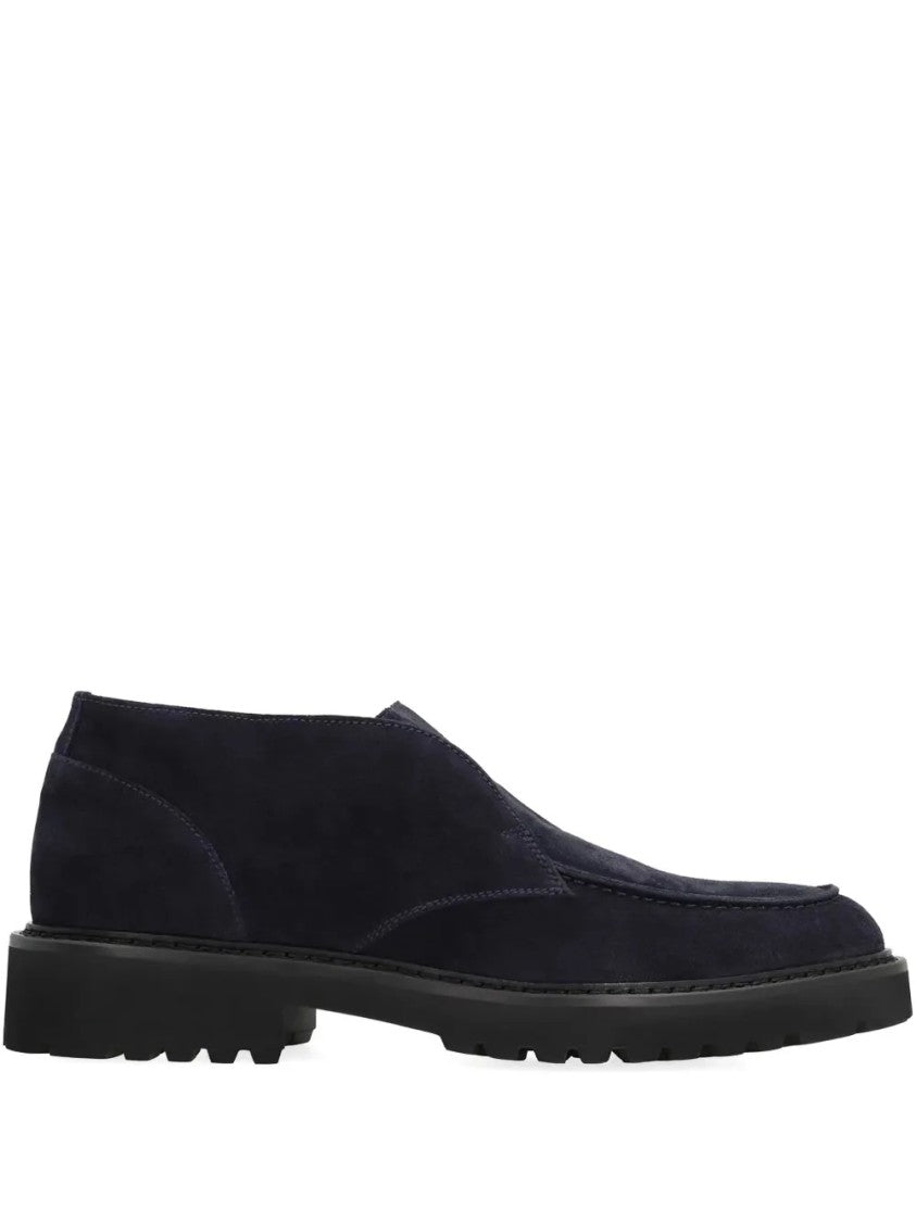 Doucal's Chukka Adler Loafers With Smooth Suede Finish