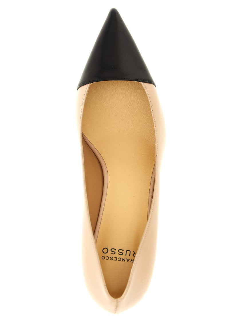 Francesco Russo Nappa Leather Pumps