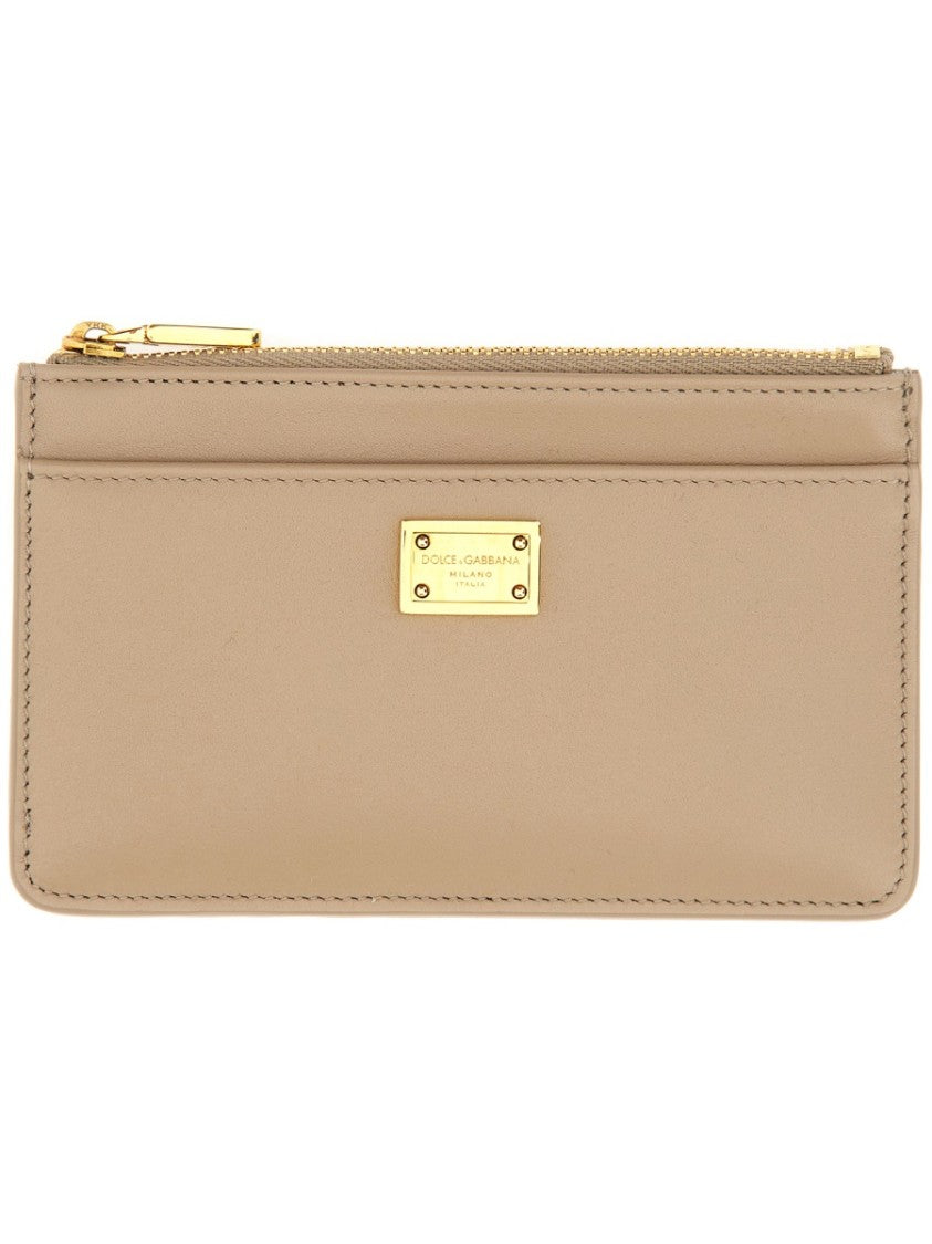 Dolce & Gabbana Calfskin Plongé Card Holder