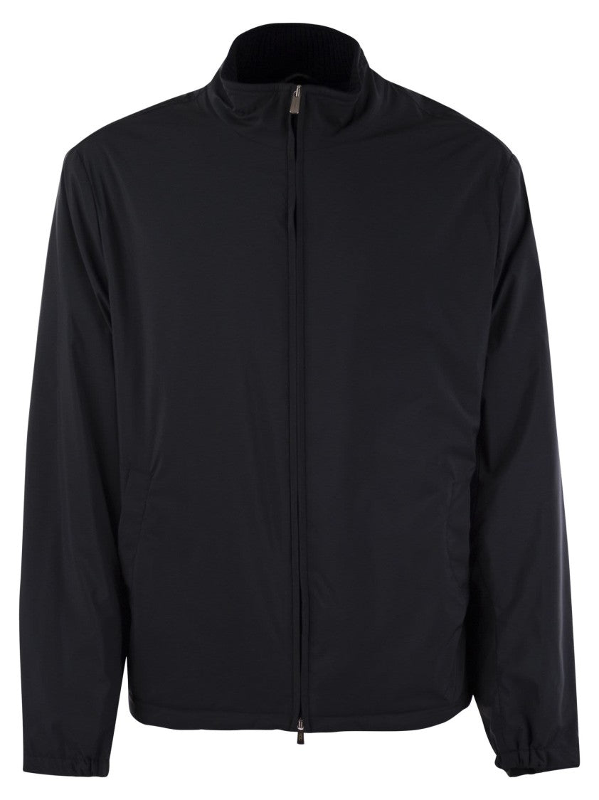 Fedeli Bomber Jacket In Technical Fabric