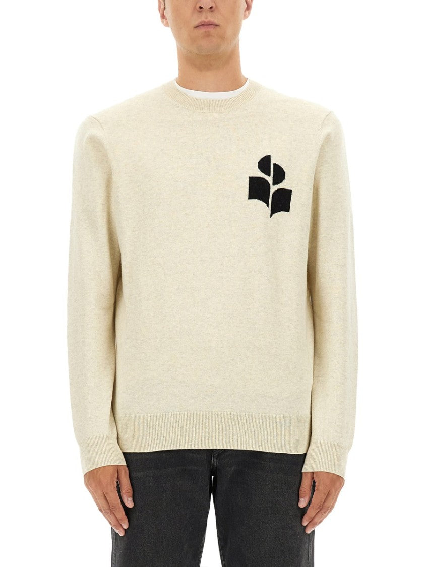 Isabel Marant Long-Sleeved Jersey With Abstract Logo