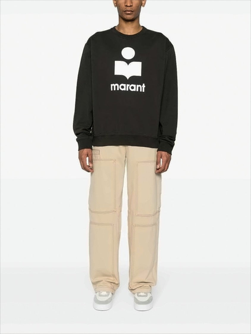 Isabel Marant Relaxed Fit Long-Sleeve Sweatshirt With Iconic Logo