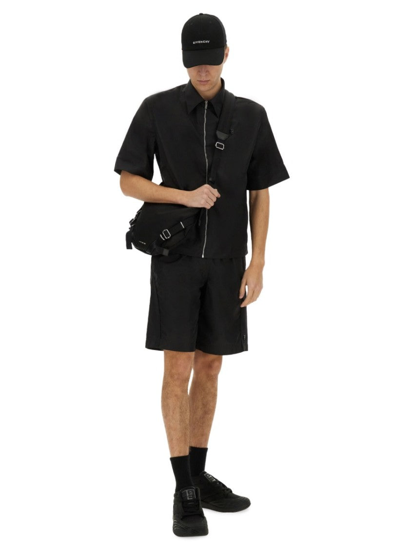 Givenchy Relaxed Fit Activewear Shorts In Recycled Fabric