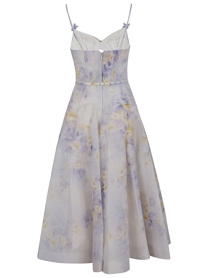 Zimmermann Crush Twist Front Midi Dress