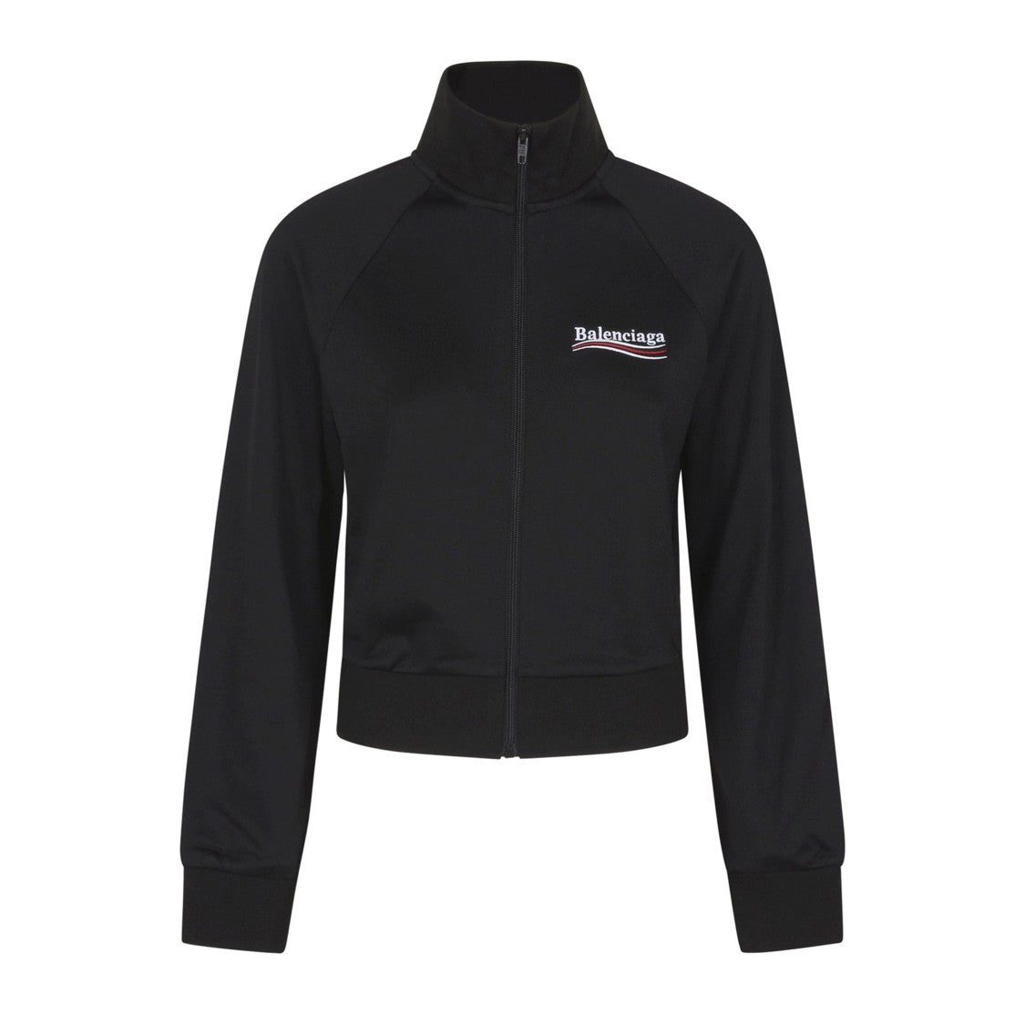 Balenciaga Fitted Zip-Up Jacket With Tailored Silhouette And Modern Graphics