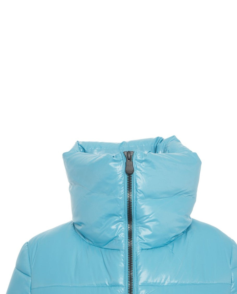 Save The Duck High-Collar Quilted Puffer Jacket With Plumtech Insulation