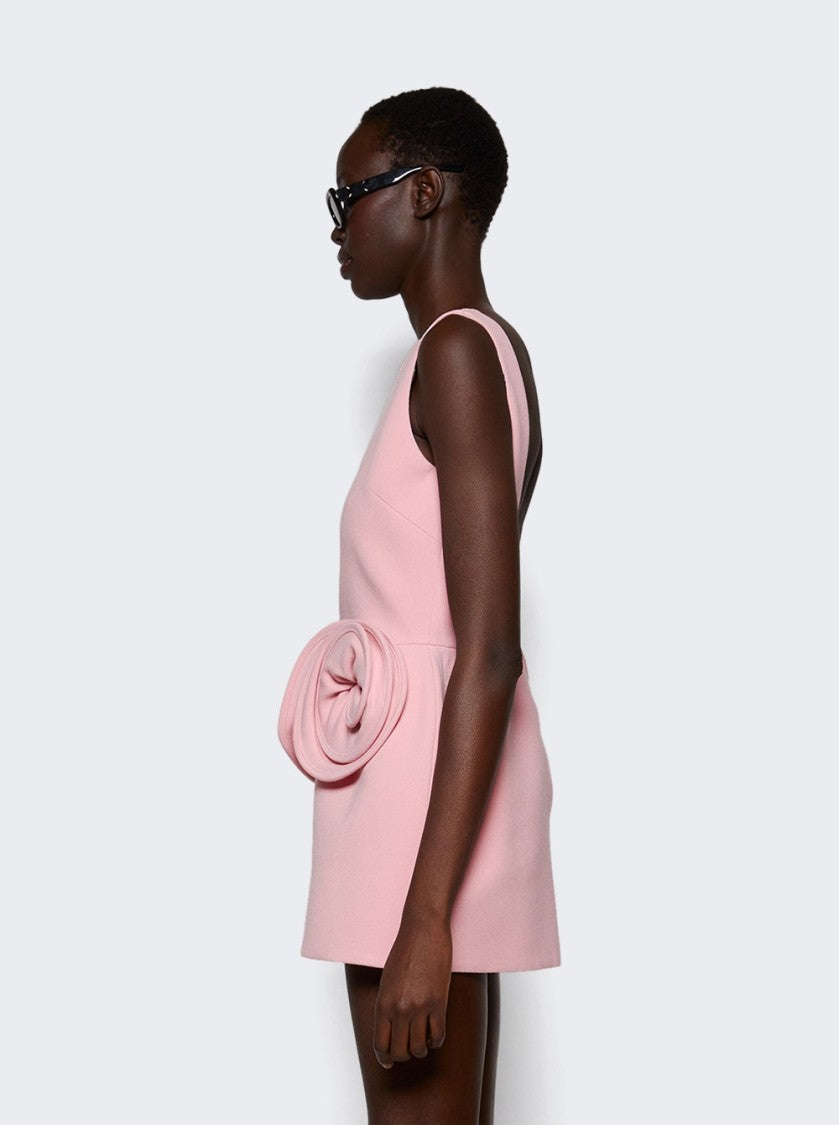 Magda Butrym Floral Applique Dress Pink
