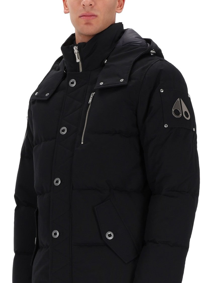 Moose Knuckles Padded Black Jacket