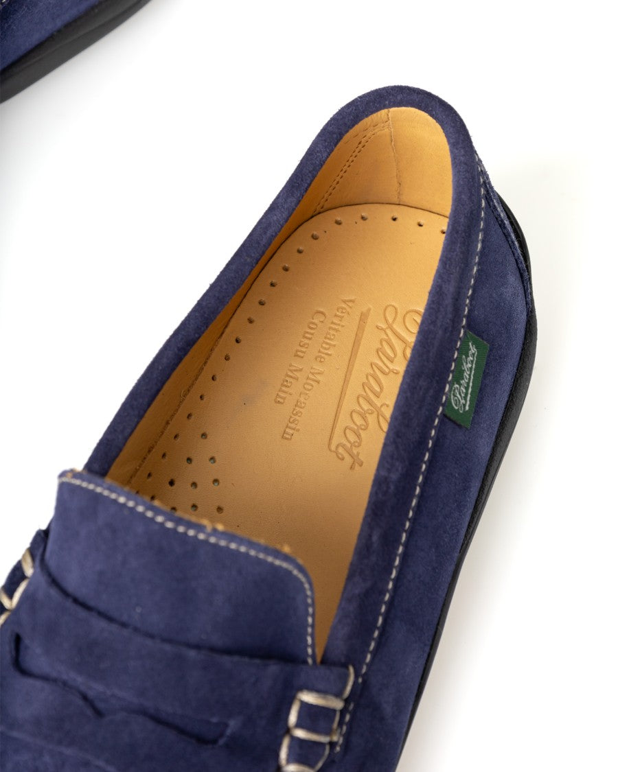 Paraboot Moccasin-Style Sneakers With Pebbled Rubber Sole