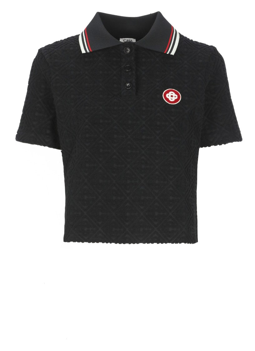Casablanca Monogram Towelling T-Shirt