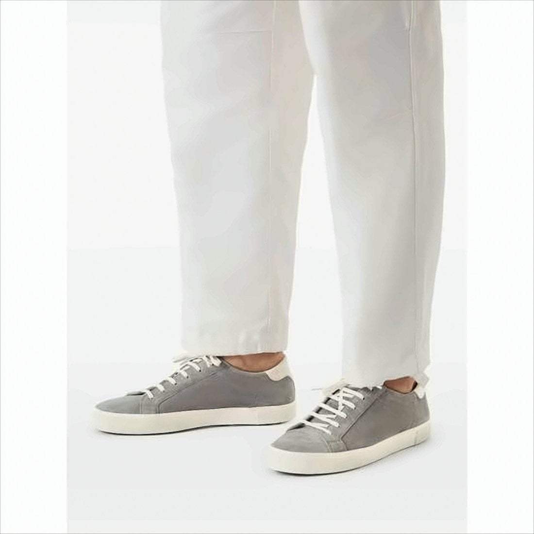 Brunello Cucinelli Low-Top Grey Suede Sneakers