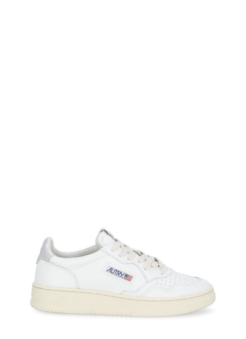 Autry White Smooth Leather Sneakers